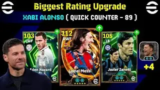 Biggest Ratings Upgrade With New Manager Xabi Alonso ( Quick Counter - 89 ) In eFootball 2026 Mobile