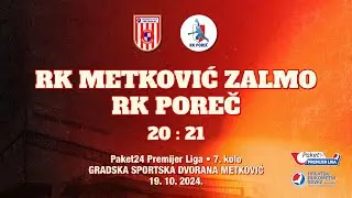 RK Metković Zalmo - RK Poreč • 20:21 • (19.10.2024.)