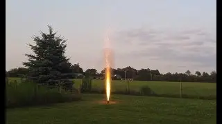 Huge Sparkler Bomb Fountain Explosion!