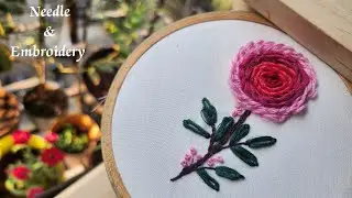 Easy Beautiful Embroidery work//Needle&Embroidery