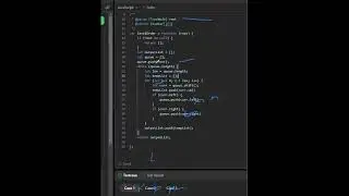 Binary Tree Level Order Traversal Shorts in 50 Sec -DSA  #binarytree #level #leetcode #shorts