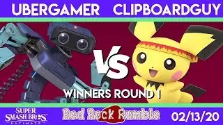Red Rock Rumble #59 - UberGamer (ROB) VS. clipboardguy (Pichu) - Winners Round 1 - Smash Ultimate