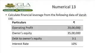 Numerical of Financial Leverage 2