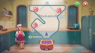 Homescapes Level 2074 - 18 Moves - No Boosters