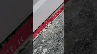 Ramset (nailing nails into concrete tackstrip) flooring installation