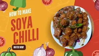 सोयाबिन चिली ऐसे बनाऐ तो उंगलियाँ चाटते रहगे 😋😍# protein Rich# soya chilli recipe# soya chilli