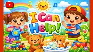 I Can Help! | Helping Others Song for Kids | Kindness, Chores & Good Habits | Toddler Learning Music