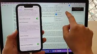 iPhone 13/13 Pro: как предоставить доступ к Интернету ноутбуку/ПК/Mac через точку доступа USB-модем