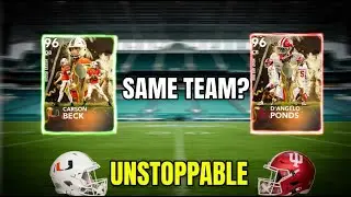 I combined Indiana and Miami in College Football Ultimate Team!