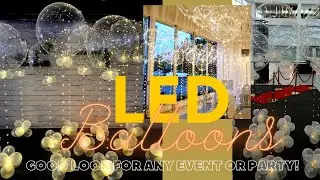 Led Bubble Bobo Clear Balloons | Flashing & Led String for Birthday Anniversary Graduation