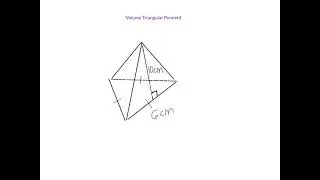 Volume of a pyramid with a base that is an equilateral triangle