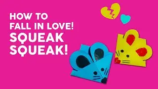 How to fall in love? Squeak Squeak! #origami #shortfilm #mobilefilm #stopmotion