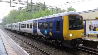 UK: A Northern Trains Class 323 EMU leaves Alderley Edge on a Liverpool to Crewe passenger service