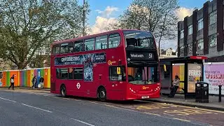 16 minutes of Topodyn Action on Route 51 | Go-Ahead London ADL Enviro400