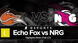 Highlights: FOX vs NRG (NA LCS Summer W5D3 Full Series)