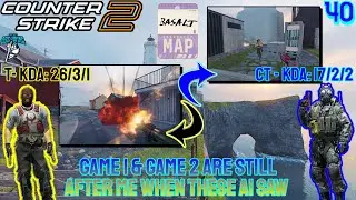 Counter-Strike 2 - Casual Game Bomb Scenario Map Basalt | Practice with AI (1080p60fps) #40
