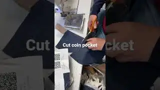 Cut coin pocket hem chain