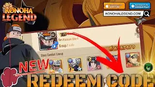 Konoha Legend - Ninja AFK mobile New! VIP Honor Gift Code 🎁 #12 TOP Naruto Mobile Game🔥🔥 android/iOS