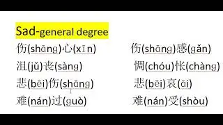 Sad- general degree #china #shorts #say #learn #culture #language #Asia #words #sad #youtubeshorts