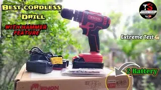🔥Best cordless hammering drill// Power tool from 'ENON'👌 full testing💪🏻