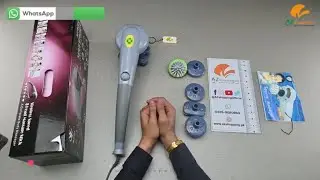 8 in 1 Magic Massager with Pointed Stick, Softest Brush, Golden Needle, Gem Contour &ndash; Model: BLD-999