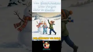 Magical Winter Story for Kids The Snowman Who Forgot to Smile #bedtimestory #kidsstories #shorts