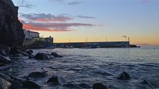 Morning Waves in a Spanish Fishing Village | Soothing Ocean Sounds for Mindfulness & Meditation