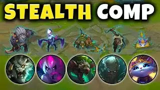 THE MOST BROKEN TEAM COMP YET (5 MAN STEALTH GANKS) THERES NO COUNTER