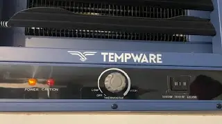 Электрический гаражный обогреватель TEMPWARE, 5000 Вт, обзор потолочного обогревателя для магазин...
