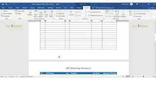 How to Repeat Table Title in Microsoft Word​ - របៀបដាក់ចំណងជើងតារាងដដែលនៅក្នុងទំព័របន្ទាប់