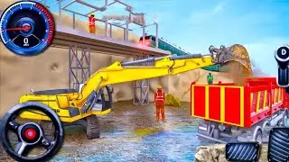 Heavy City Construction Simulator 3D - Real Highway Excavator Vehicles Builder - Android GamePlay