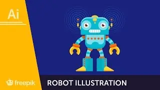 PROMO - How to Create a Robot Illustration in Adobe Illustrator- Diego Barrionuevo | Freepik
