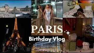 My 25th Birthday vlog: photoshoot, surprise, Gifts unboxing | First trip to PARIS