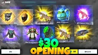 RULES OF SURVIVAL -OMG, WE GET NOVA CAR SKIN FOR $5!! PACKS OPENING! INSANE LUCKY PULLS!