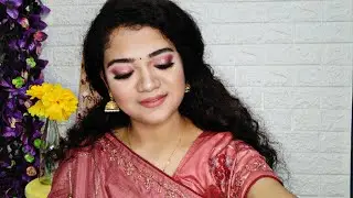 Peach Pink eye makeup | Wedding guest makeup look | Party Makeup #shorts #youtubeshorts