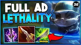 *NEW* Full AD Lethality Teemo Build | Unranked to Diamond [Ep.36] - (Season 10)