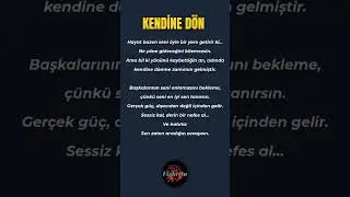 Kendine D&ouml;n,Ger&ccedil;ek G&uuml;&ccedil; İ&ccedil;inde #kişiselgelişim #motivasyon #kendinibul #&ouml;zg&uuml;ven #farkındalık #fighton