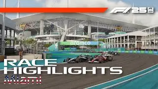 Miami Grand Prix Highlights - F1 25 Career Mode Round 6 | Joe Cooper