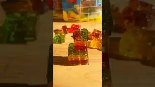 Trying Gummy Blocks for the First Time 🤯 #gummy #candy #gummies