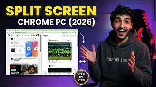 Split Screen in Chrome PC Step by Step (Beginner Guide 2026) #SplitScreen #TechTips #BrowserTricks