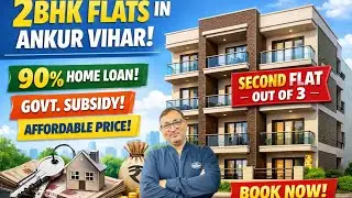 2BHK in DLF Ankur vihar near metro and expressway zero km from Delhi ncr property tour investment op