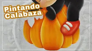 Pintando una Calabaza | Pintura en tela