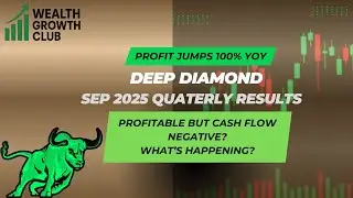 Deep Diamond India Quarterly Q2 FY25 Results | Profit ₹2.53 Cr | Negative Cash Flow Explained