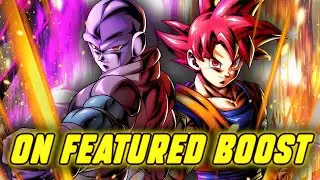 ARE THEY INSANE NOW? GOD GOKU AND HIT ARE FINALLY ON FEATURED BOOST! | Dragon Ball Legends