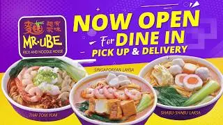 Mr Ube Rice and Noodle House is now open!