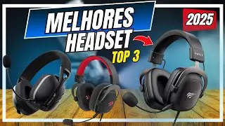 MELHORES HEADSETS GAMERS ECONÔMICOS 2025!