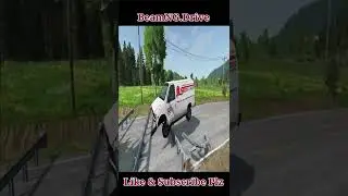 Cars vs Numerous Guardrails #6 - BeamNG.Drive #ytshorts #shorts #asmr #beamngdrive #bgmi