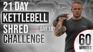 Day 18: Kettlebell Shred Challenge - Intense Full Body Kettlebell Workout (Pure Cardio)