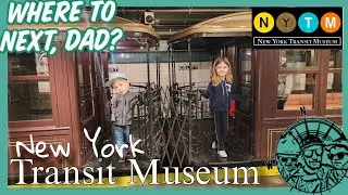 🧭 Visit to the New York Transit Museum | Old Subway cars in underground station turned into a museum