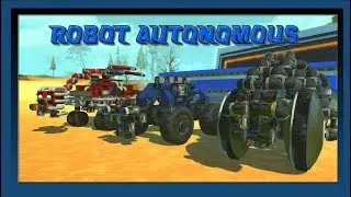 Self-Controlled AI Robot in Scrap Mechanic - How to Build and Program!